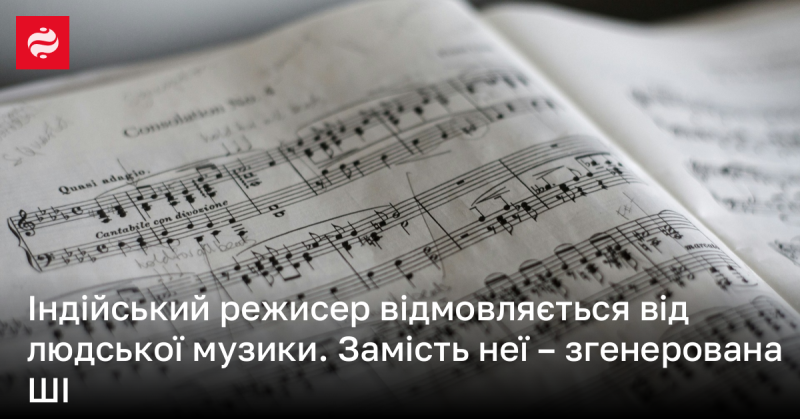 Індійський режисер вирішив відмовитися від традиційної музики, обираючи натомість композиції, створені штучним інтелектом.